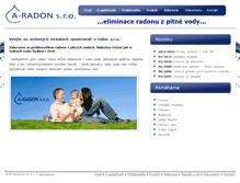 Tablet Screenshot of a-radon.cz